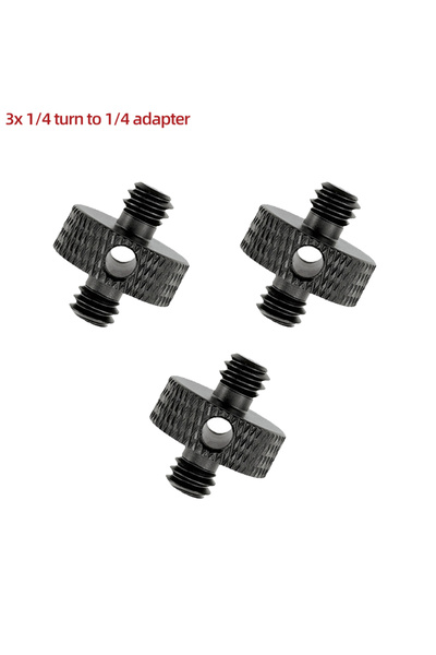 Choice محول حامل ثلاثي القوائم باللون الرمادي، موصلات لولبية من 1/4 بوصة ذكر ...