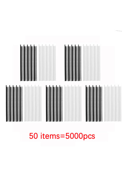 choice2 50 items Mini Tag Kit 0.5Cm Fasteners White Black Garment Tag Barb At...