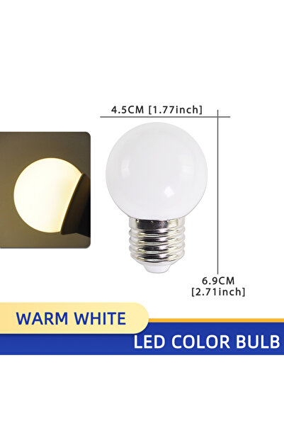 Choice مصباح LED أبيض دافئ 10 قطع E27 مصباح LED ملون Lampada 3W AC 220V-240V ...