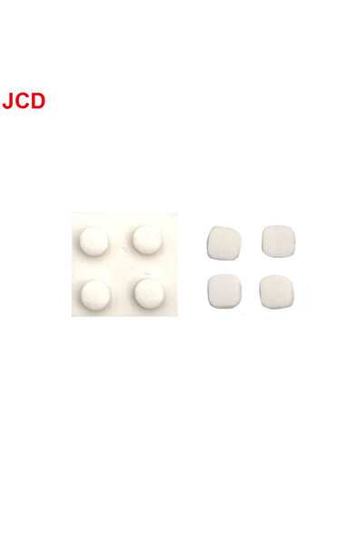 JCD White 8 in 1 For New 3DS XL Console Front Back Screw Rubber Feet Cover Upper LCD Screen Screws C