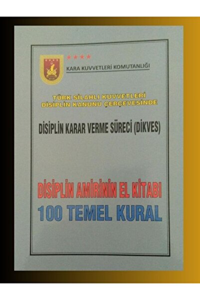 Askeri Sınav Kitapları DİKVES (Disiplin Karar Verme Süreci) Kitabı