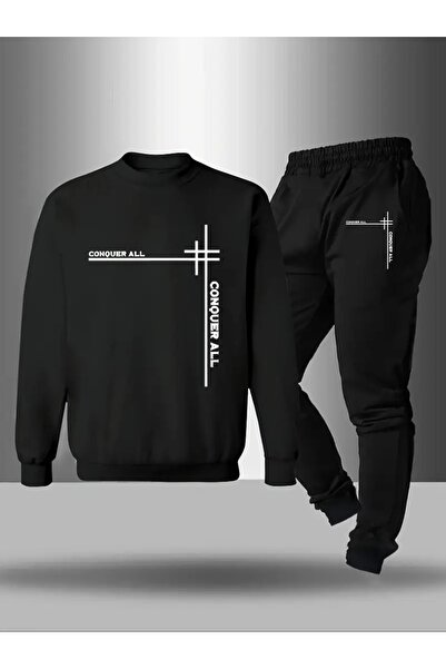 Cevval Παιδικό φούτερ και φούτερ με λαιμόκοψη με στάμπα 3 νήματα για το φθινόπωρο/το χειμώνα