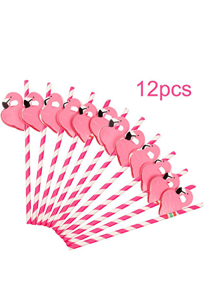 Choice W1152-02 قش وردي على شكل طائر الفلامنغو زينة حفلات هاواي عيد ميلاد زفا...