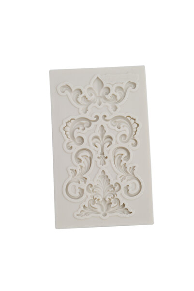 Choice 1 قطعة بيضاء على شكل نمط أوروبي قالب سيليكون لكعكة الفوندان قالب بسكوي...