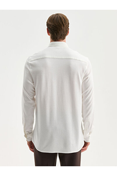 LC Waikiki Sparkling Selections from Shining Store |   Slim Fit Long Sleeve Men's Shirt