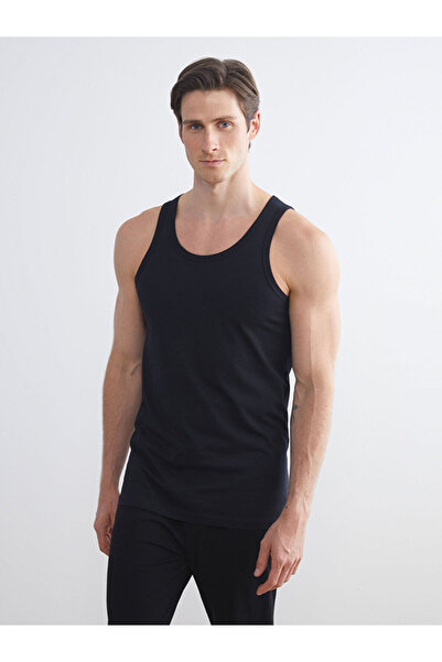 LC Waikiki Create Your Style with Uzg Store | U-Neck Combed Cotton Men's Undershirt 2-Pack