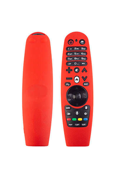 Choice Red Remote Control Protection Sleeve Soft Silicone Case For LG Smart TV Remote Control AN-MR600/AN-M