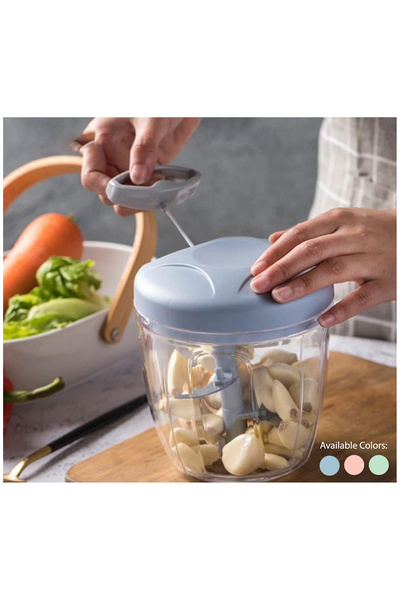 Bisbell 5Blade Pull Chopper ,Stainless Steel Blade Suitable for Chopping Vegetables and Fruits,BB2134