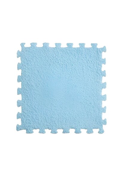 dalip Set 10 Pieces Puzzle Mat, Flippy, EVA Foam, Soft, 30 x 30 x 1 cm, Baby Blue