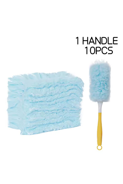 choice2 1 مقبض 10 قطع مزدوجة الجوانب 360 درجة كهربائية إزالة الغبار تستخدم لتنظيف الغبار على نطاق واسع ،