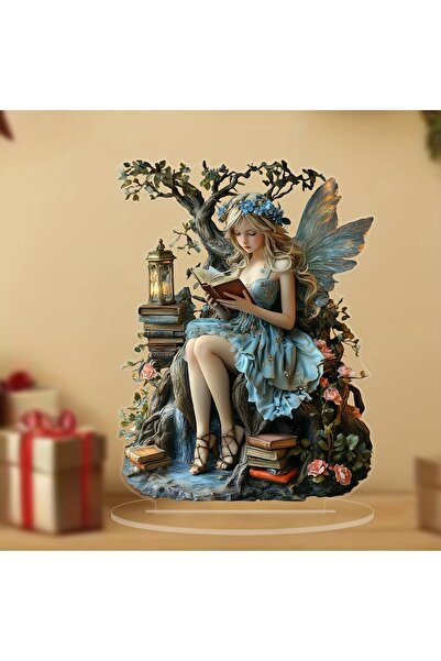 Choice 7 بوصة قزم أخضر 7 بوصة قزم أكريليك من قصة خيالية يمكنه الوقوف على الطاولة كديكور للمكتب المنزلي أو النادي أو المقهى D