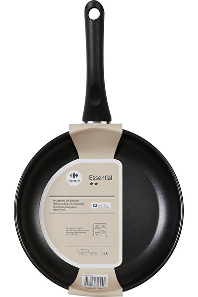 Carrefour Home Tigaie Carrefour Home, invelis antiaderent, inox, 24 cm, Argintiu