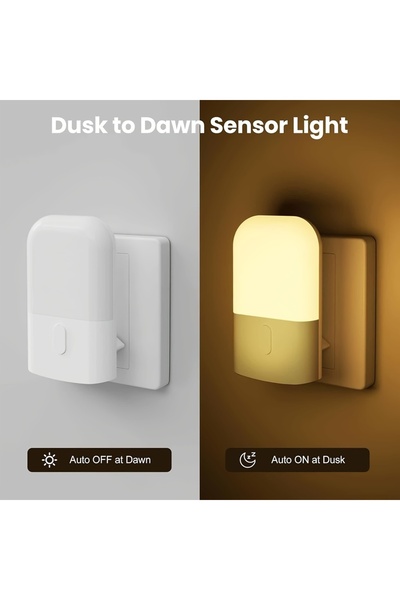 Choice مجموعة من 2 مصابيح ليلية من الاتحاد الأوروبي 1/2 مجموعة مصابيح ليلية L...