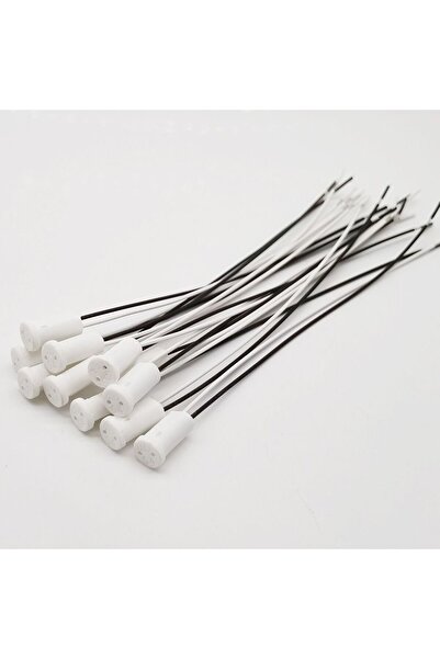 Choice 10 قطع بيضاء عالية الجودة حامل مقبس موصل G4 رأس سيراميك LED مصباح هالوجين قاعدة لمبة