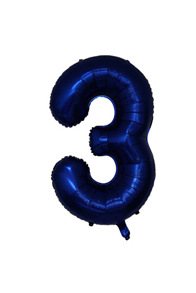 Choice بالون رقمي أزرق داكن مقاس 40 بوصة، من 0 إلى 9، بالون هيليوم رقمي أزرق ...