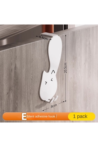 Choice E 1/6 piece door hook, door hook storage rack without drilling, kitche...