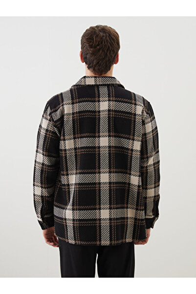 LC Waikiki Ανδρικό πουκάμισο καρό με κανονική εφαρμογή