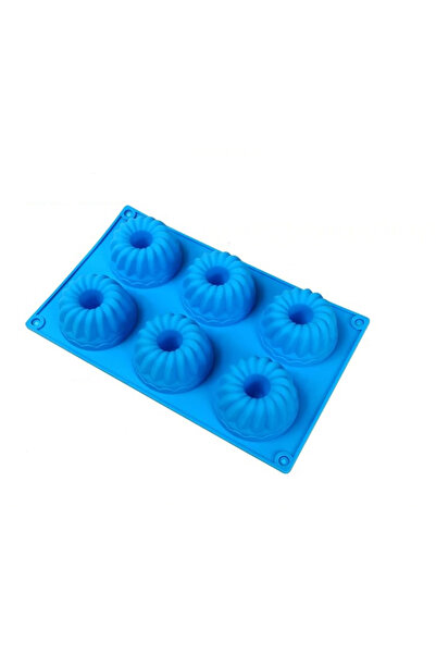 Choice 001blue-1pc 1/3 قطعة صينية كيك صغيرة مع قالب خبز سيليكون Savalin كيك ب...