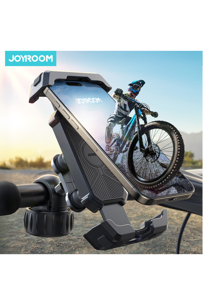 Choice Black Joyroom Anti-Shake Bike Phone Holder Quick Install Bicycle Motorcycle Phone Mount with Vibrati
