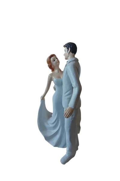 Lumea Basmelor Bride and groom figurines "Looking into each other's eyes" - Kardasis