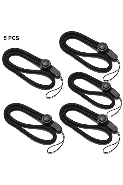 Choice 5 قطع حزام معصم يدوي قابل للتعديل من النايلون لكاميرا GoPro Hero Action Camera Keys Keychai