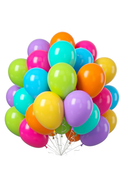 Choice Other 50pcs style 1 50PCS Multicolor Rainbow Balloons Arch in Blue Gre...
