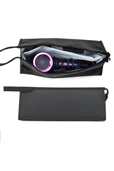 Choice حقيبة تخزين محمولة سوداء لفراشات الشعر، حقيبة تخزين محمولة للسفر لفراش...