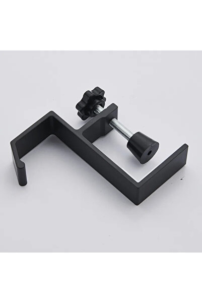 Choice قطعتان باللون الأسود، خطاف تعليق قابل للتعديل على حافة المكتب، خطاف تع...