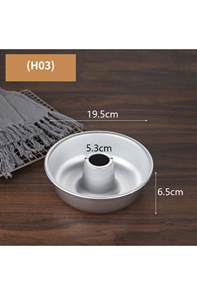 JETTING H03 1 قطعة من صينية كعكة حلقة الألومنيوم لخبز الدونات الصغيرة / الكبي...