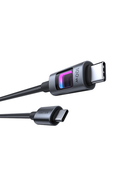 Choice كابل USB من النوع C من Gray Rocoren بطول 1 متر PD 100W USB من النوع C ...