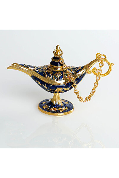 Choice زخرفة أوروبية ذهبية زرقاء لمصباح علاء الدين للمنزل العتيق، ديكورات معد...