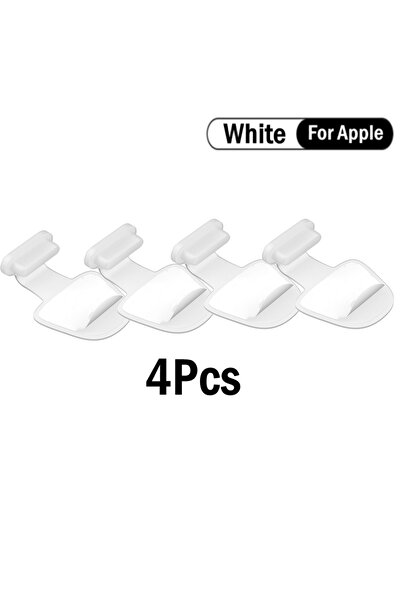 Choice 4 White-Apple 2/4/6 قطع منفذ شحن مضاد للغبار سدادة غبار لأجهزة iPhone ...