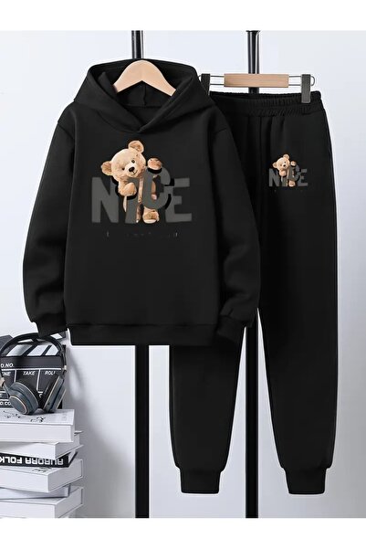 Cevval Παιδικό φούτερ με κουκούλα και φούτερ με στάμπα 3 νήματα με ανάλαφρο χρώμα για το φθινόπωρο/το χειμώνα