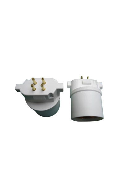 Choice حامل مصباح تحويل بلاستيكي من قطعتين GX10Q-E26 حامل مصباح تحويل مزدوج ا...