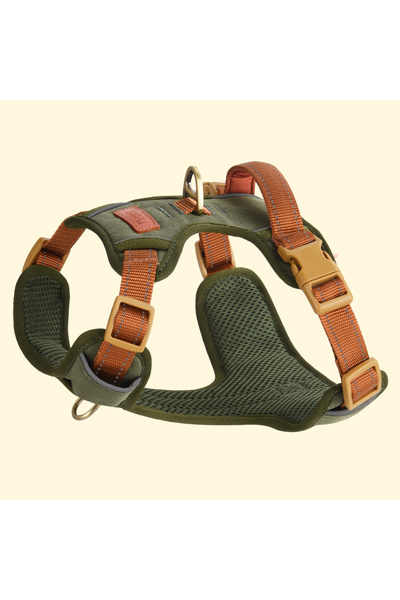 Choice XS（قديم） أخضر عسكري HP308--حزام أمان عاكس ومتين للحيوانات الأليفة، حزام قابل للتعديل يجعل الحزام مريحًا