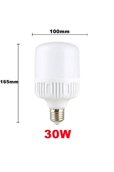 Choice ضوء أبيض 30 وات سطوع عالي 220 فولت مصباح ليد ذو فوهة لولبية غير متذبذب...