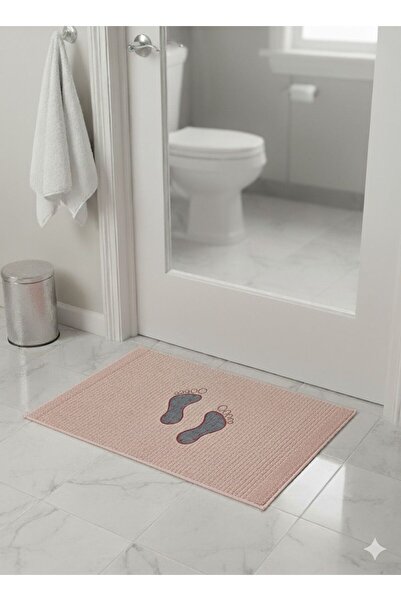 FAMİLYA TEKSTİL 100% Cotton Weighted Towel Bath Mat High Absorbency