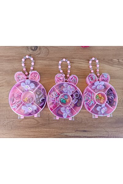 Blotch Kız Çocuk Çantalı Toka Seti Rengarenk Renkli Bayram Tokası Çocuk Tokas...