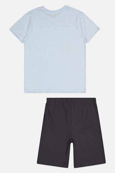 Disney Kids Boy 2 Pieces Graphic Print Top With Bottom Pajama Set, Multicolor