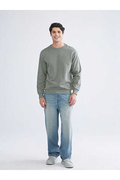 LC Waikiki Ποιοτικά ανταλλακτικά από το Çelebi Store |   Ανδρικό φούτερ με λαιμόκοψη