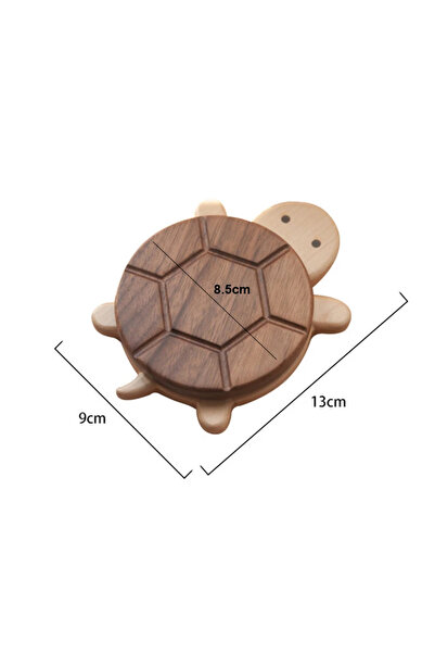 Choice 1PCS Cute Walnut Wood Turtle Coaster Heat-Resistant Insulation Mat for...