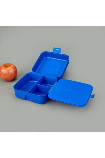 MATMEL Leya Boy's Water Bottle and Lunch Box Set - Blue - 1 Lt + 500 ml