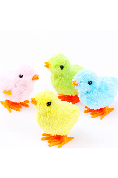 Choice Mixed color 3pcs 3PCS Fun Clockwork Plush Jumping Chick Toys Kids Baby Shower Birthday Favors Hallow