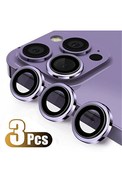 Choice 16 Pro - 16 ProMax Purple Original Titanium Color Camera Protector For iPhone 16 Pro Max 15 14 13 12