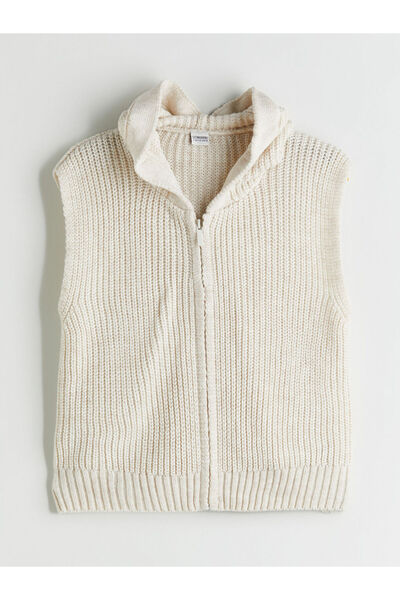 LC Waikiki I Hooded Girls' Knitwear Vest from Freezen Store
