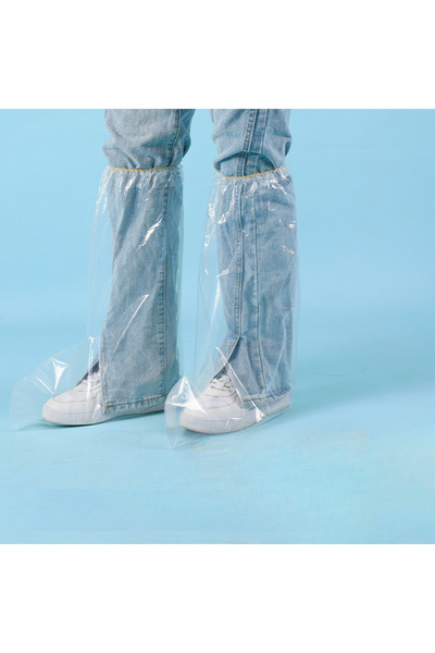 Choice transparent Disposable Plastic Shoe Covers Waterproof Shoe Covers Rain...