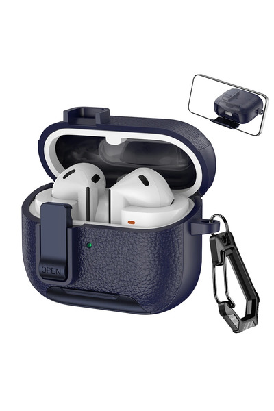 Choice غطاء قفل أمان جلدي جديد لسماعات Buds 3 Pro أو Buds3 7 2025، غطاء لسماعات Buds 3 Pro Buzz 3 Pro Buds3 مع