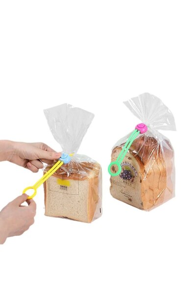 Choice 20 قطعة 20 قطعة مشبك إغلاق مانع التسرب حبل ربط مانع التسرب للأغذية ربط الفاكهة حفظ متعدد الاستخدامات