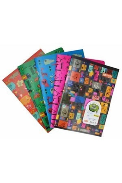 Mynote TEXT UP DEFTER A5 60 YP KARELI UC6002-K Karışık Desen