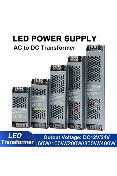 Choice 60 واط 12 فولت مزود طاقة LED صامت فائق النحافة مزود محول تيار مستمر 12...